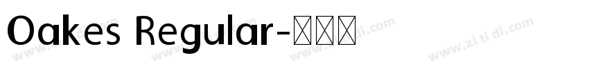 Oakes Regular字体转换